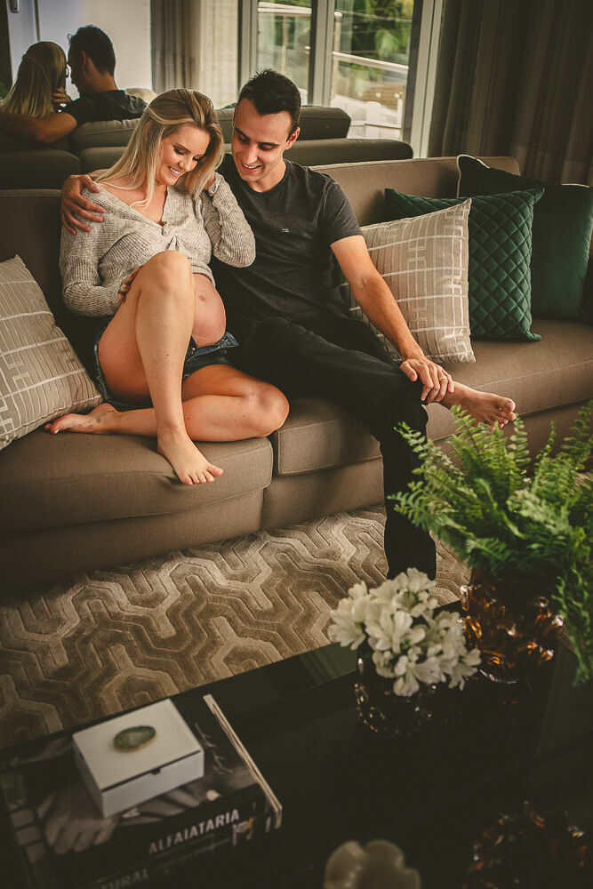 Foto Fotos de Grávida em Casa  - Bárbara e Leo - Imagem 1