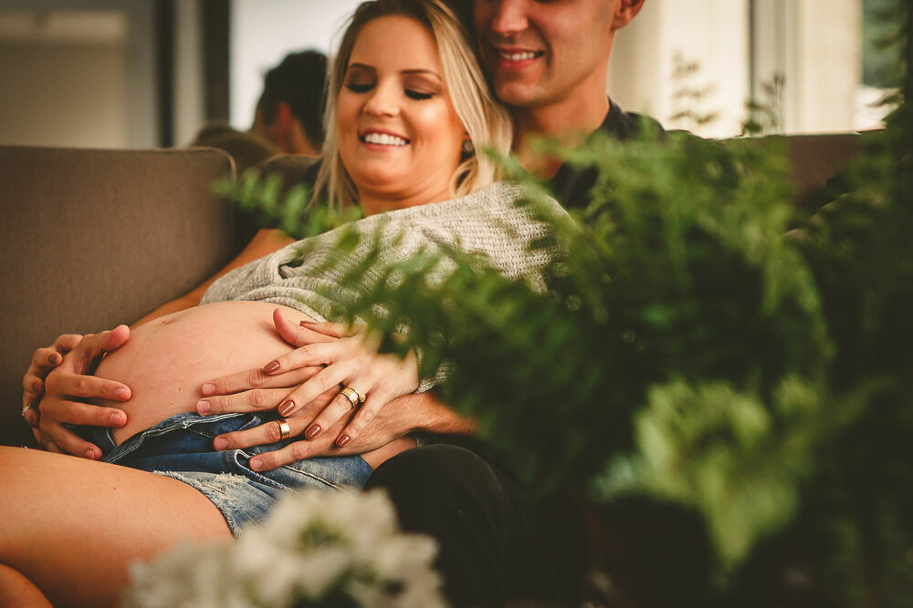 Foto Fotos de Grávida em Casa  - Bárbara e Leo - Imagem 0