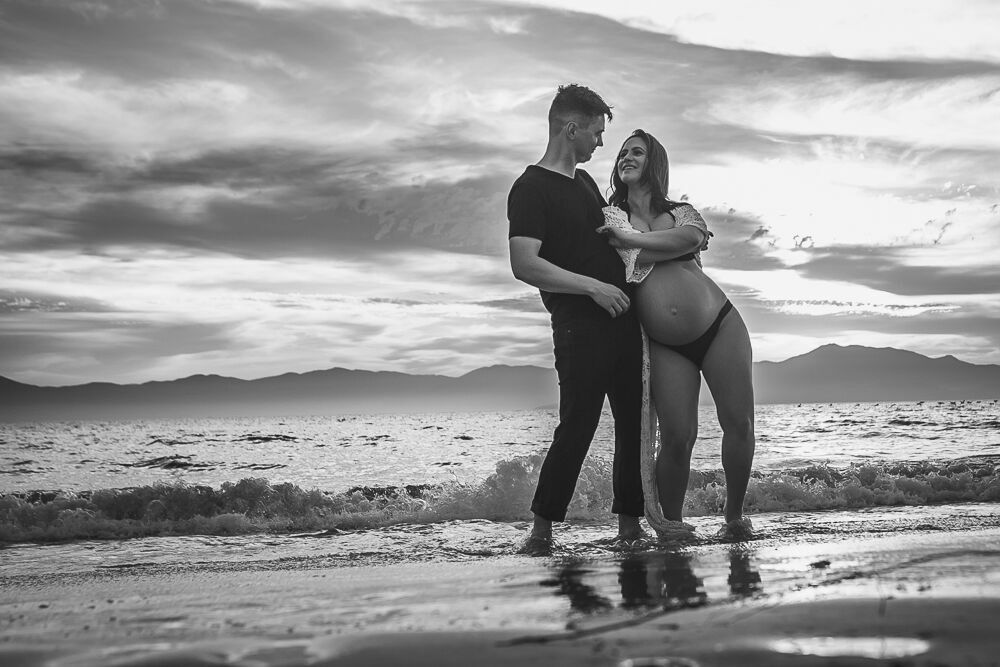 Foto Gestante na Praia - Aline + Felipe = Bruno - Imagem 2