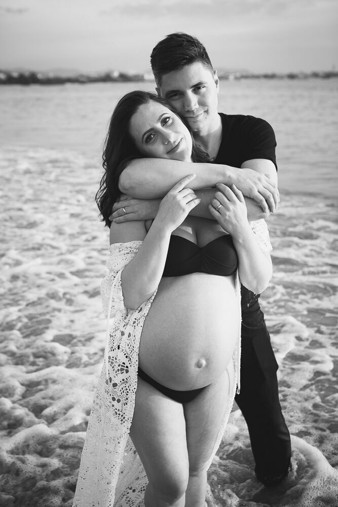 Foto Gestante na Praia - Aline + Felipe = Bruno - Imagem 32