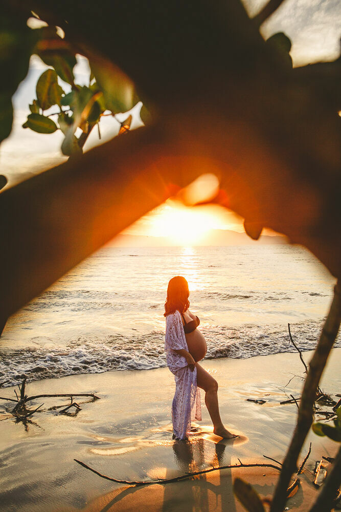 Foto Gestante na Praia - Aline + Felipe = Bruno - Imagem 37
