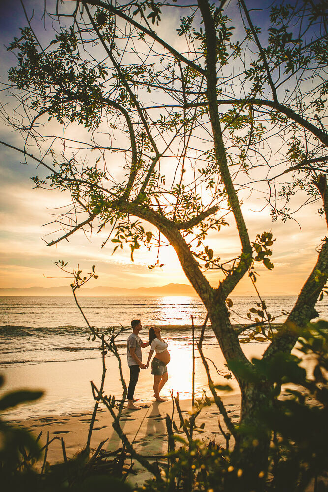 Foto Gestante na Praia - Aline + Felipe = Bruno - Imagem 25