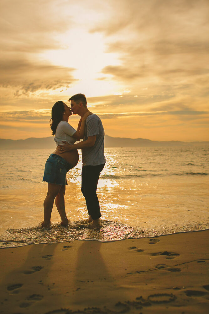 Foto Gestante na Praia - Aline + Felipe = Bruno - Imagem 19