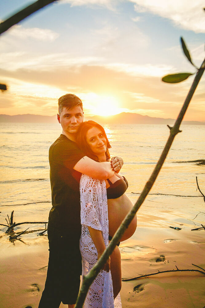 Foto Gestante na Praia - Aline + Felipe = Bruno - Imagem 38