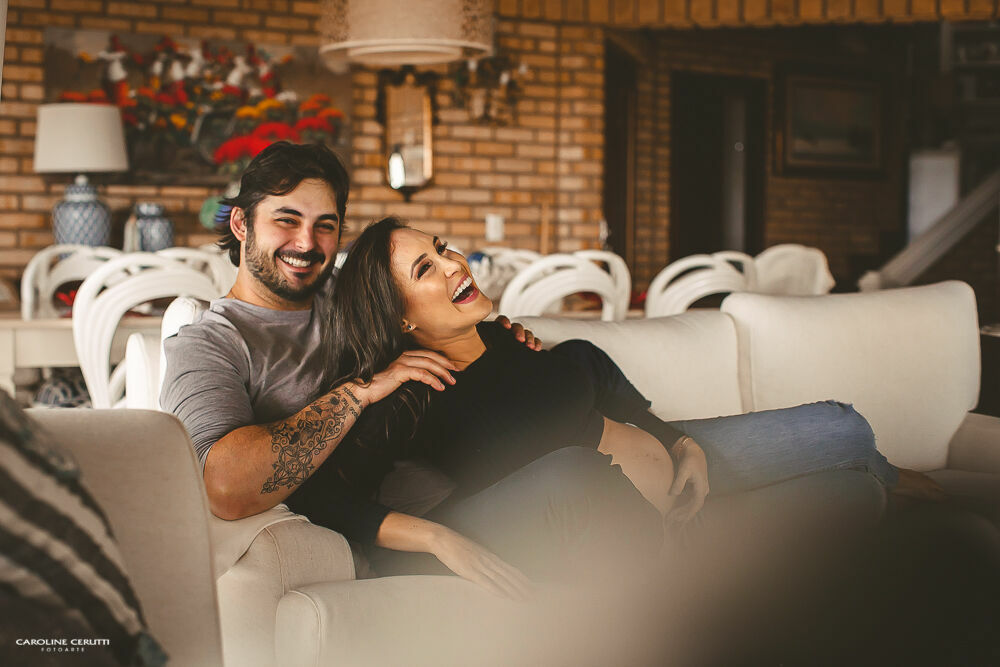 Foto Fotos de grávida em casa - Tamires e Dinho Foto Fotos de grávida em casa - Tamires e Dinho - Imagem 1