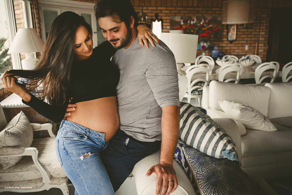 Foto Fotos de grávida em casa - Tamires e Dinho Foto Fotos de grávida em casa - Tamires e Dinho - Imagem 6