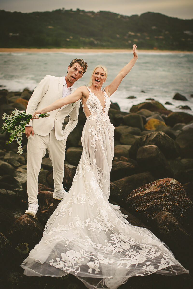 Foto Casamento na Praia do Rosa Brasil Tati e Jesse - Imagem 159